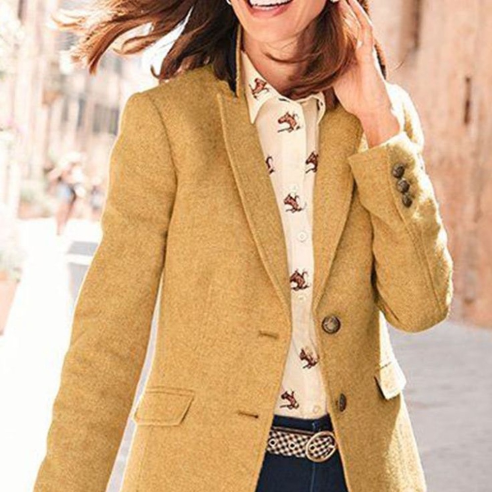 Talbots Yellow Blazer